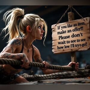 MAKE OFFERS!!! If you like it put a number on it! I can say no or give you best.